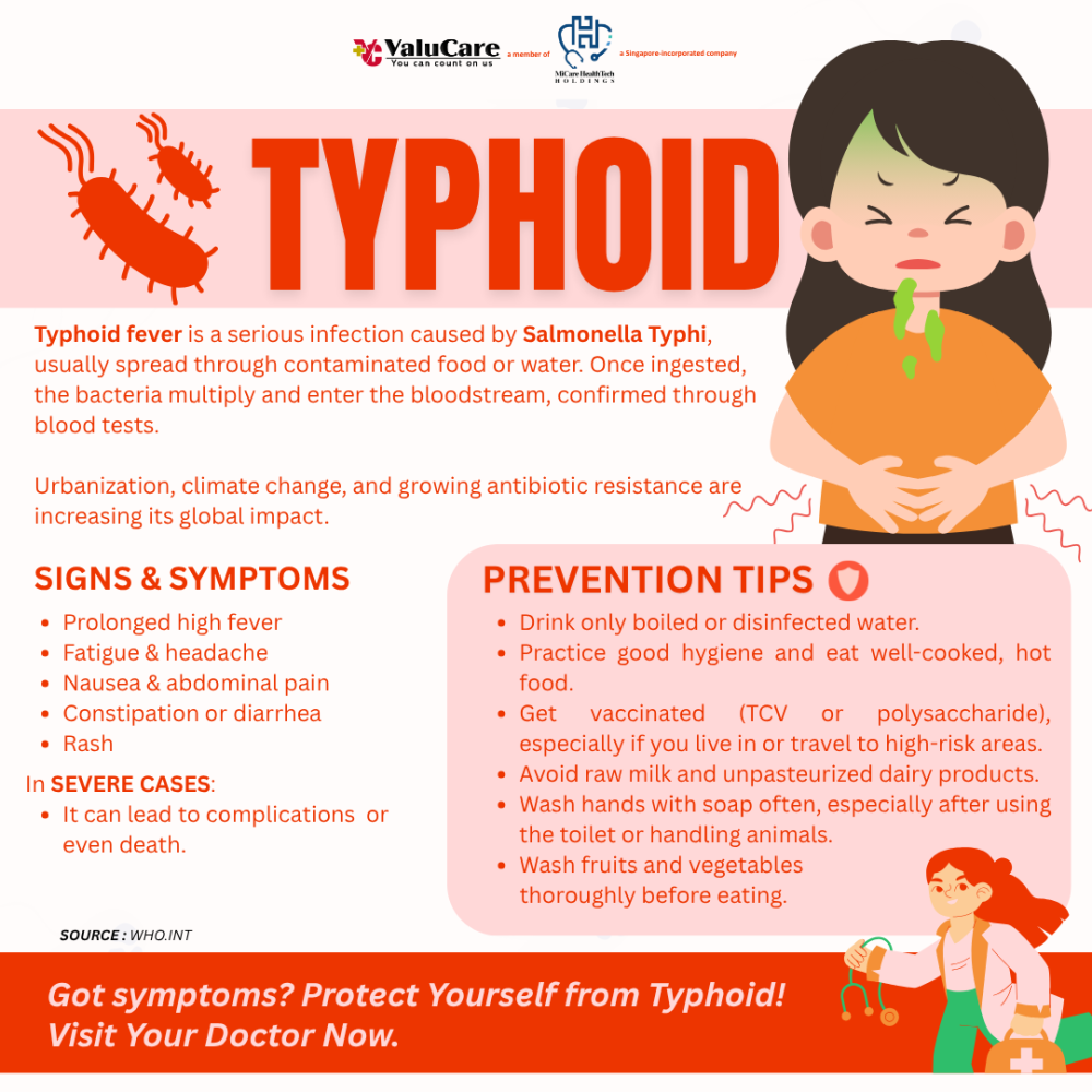ValuCare Typhoid Health Bulletin 2025